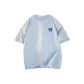 100% cotton/Breathable/Versatile-Light Blue
