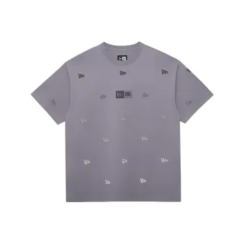 New Era T Shirts Unisex Gray