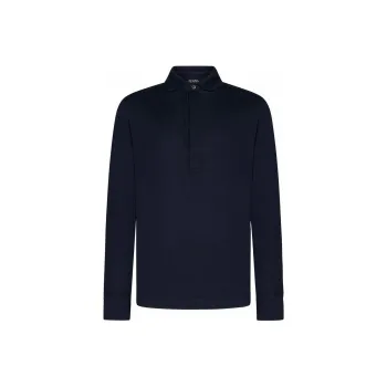 Ermenegildo Zegna Long Sleeve Polo Shirt