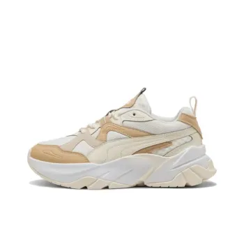 PUMA Softride Sophia Cushioning Slip Resistant Low Top Running Shoes Women's White