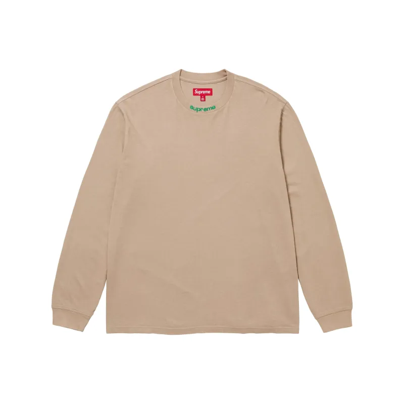 Supreme Embroidered Collar L/S Top-3