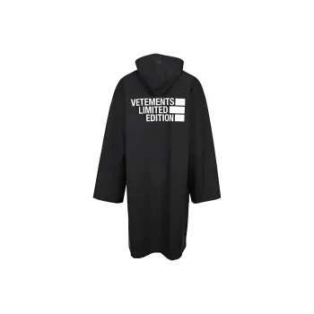 Vetements Big Logo Limited Edition Raincoat