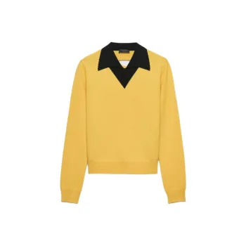 PRADA SS25 Sweater Men's Yellow