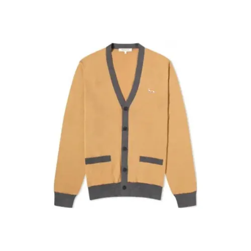 Maison Kitsune Baby Fox-Patch Button-Up Cardigan