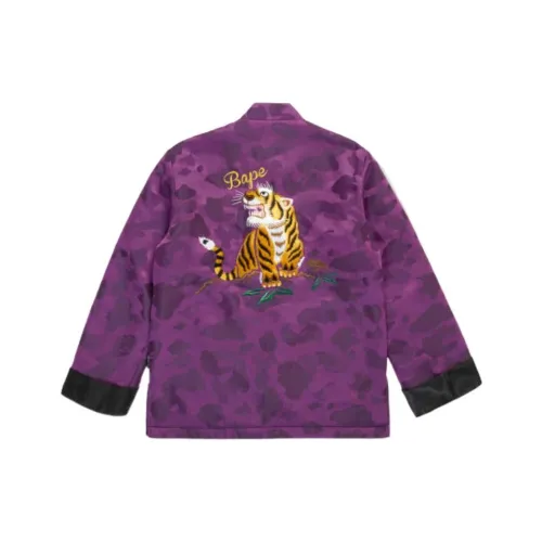 A BATHING APE Color Camo Padded China Jacket