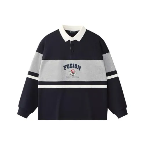 FILA FUSION Polo Shirt Unisex Abyssal Blue