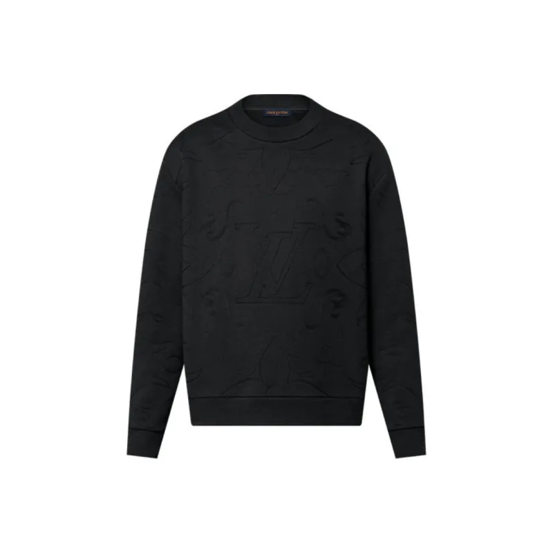 LOUIS VUITTON Embroidered Cotton Jersey Crewneck-0