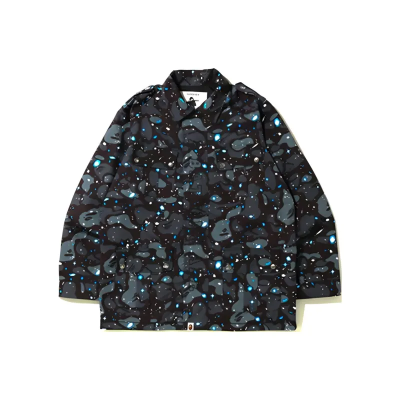 Bape Space Camo Military Jacket-0