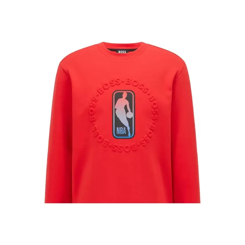 Nba X HUGO BOSS HUGO BOSS X NBA Sweatshirts Men Red-4