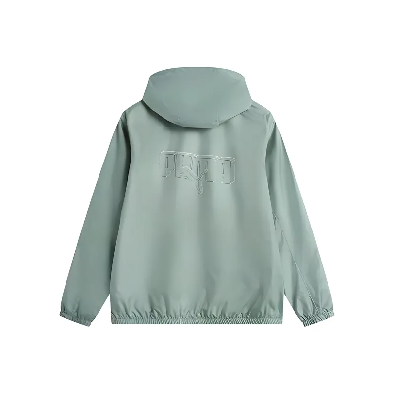 PUMA ESSWINDBREAKER Jackets Coats Unisex Cyan-1