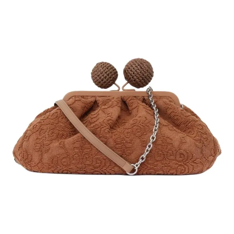 WEEKEND MaxMara Cotton Handbag Women's Brown-2