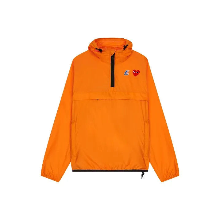 Comme Des Garcons Play X K Way Kids Half Zip Jacket-0