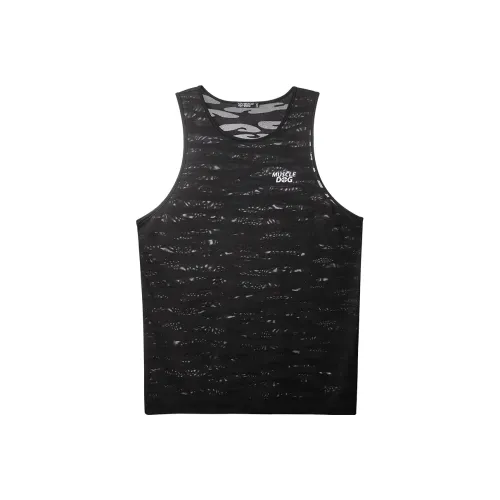 Muscle Dog Tank Tops Men's Black