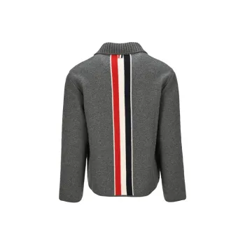 THOM BROWNE Jackets Men Gray