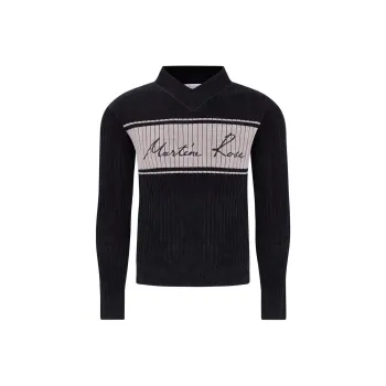 Martine Rose Chenille V Neck Knitted Jumper