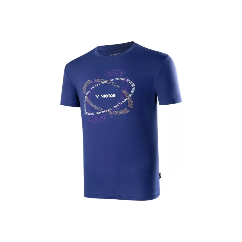 VICTOR T-Shirt Unisex Deep Ultramarine-0