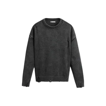 ZARA Knitwear Men Coal Gray