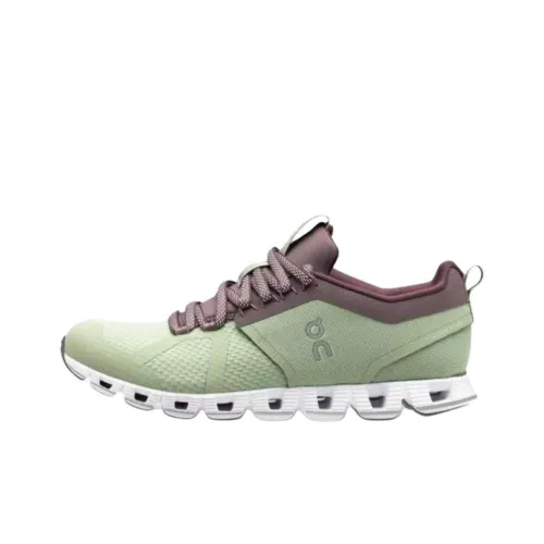 On Slip Resistant Coverage Low Top Running Shoes Women's Green