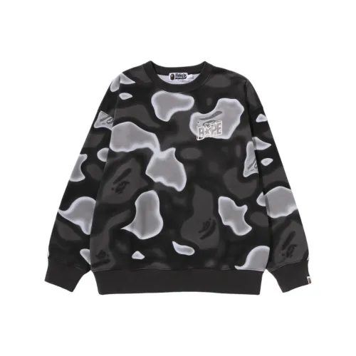 A BATHING APE Liquid Camo Bape Sta Relaxed Fit Crewneck
