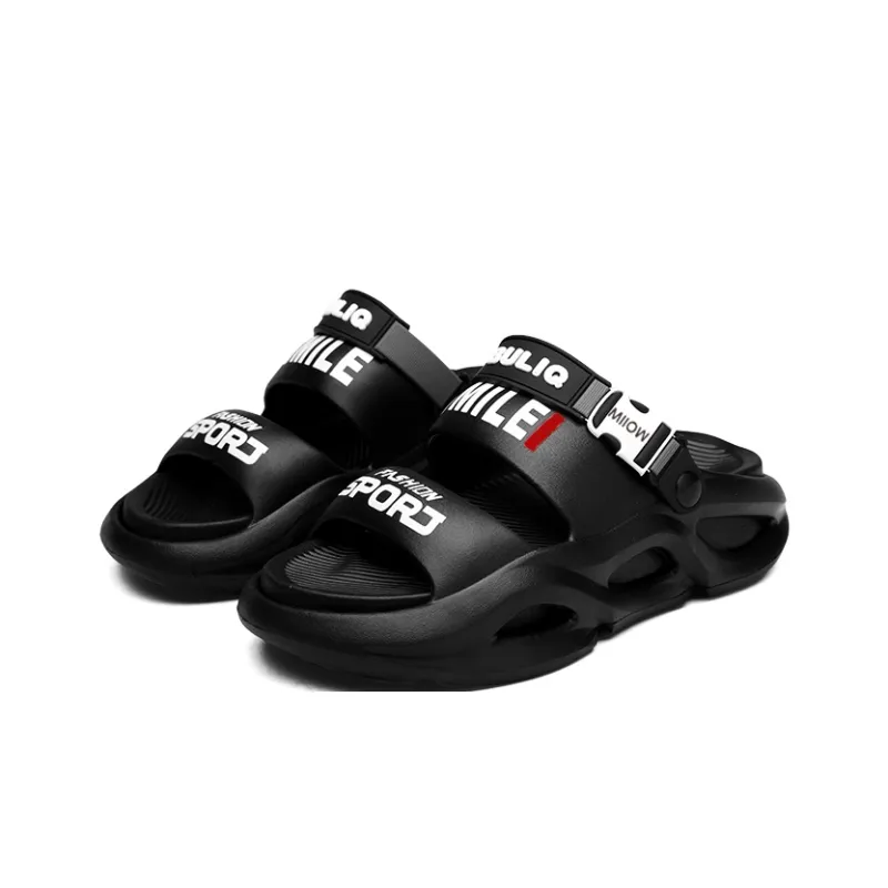 MIIOW Cool One Summer Series Beach Sandals Unisex White Pink-3