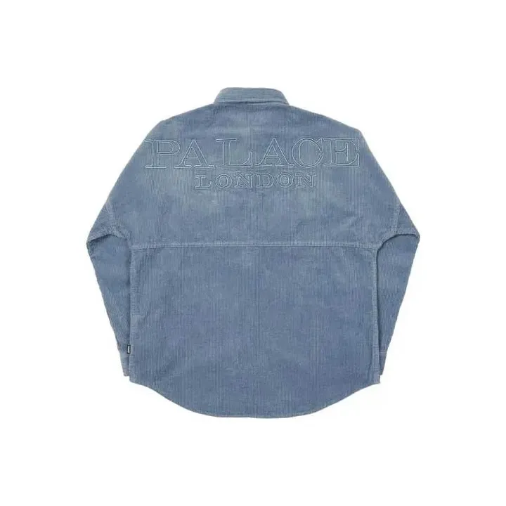 PALACE Washed Drop Shoulder Cord Shirt-0