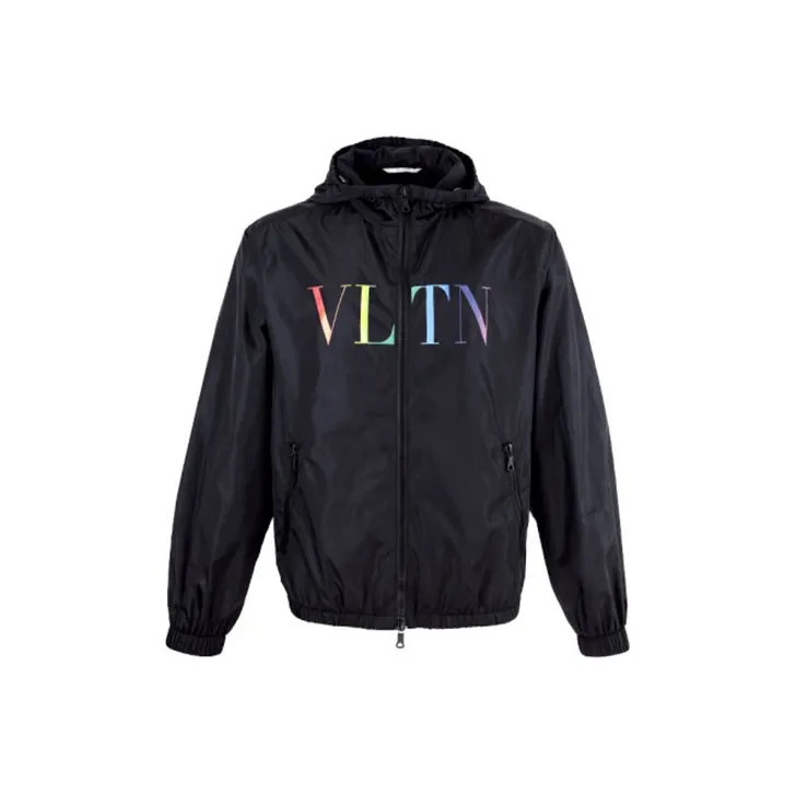 Valentino Jackets Coats Men's Black-0