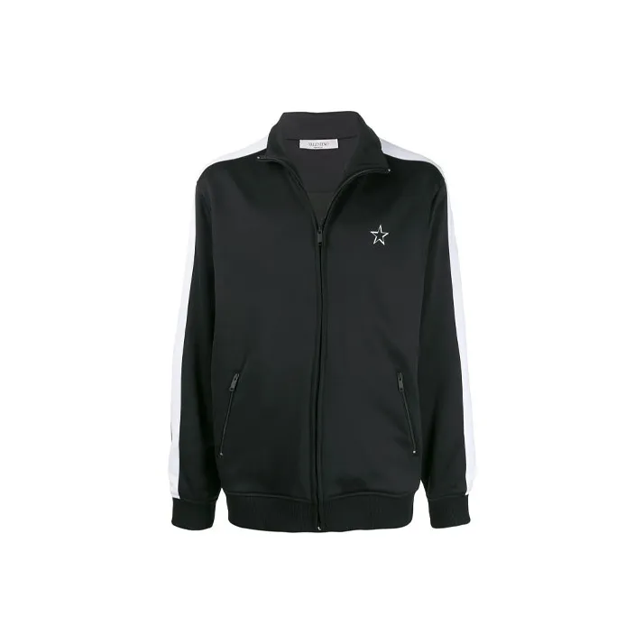 Valentino Jackets Coats Men's Black-0
