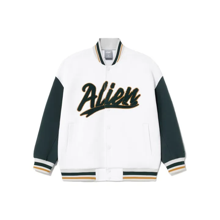 LiNing CF Tracing Jacket Unisex White-0