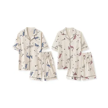 WANANNI Pajama Set Men's Blue Panther