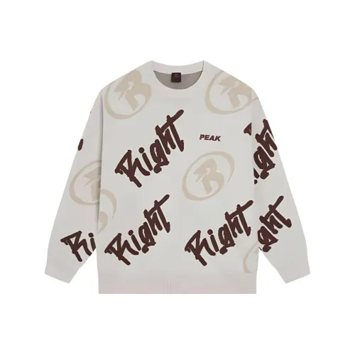 PEAK Sweater Men's White Beige Yellow