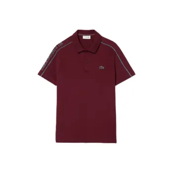 LACOSTE Polo Shirt Men's Bordeaux