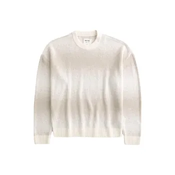 Hollister Sweater Men's Cream Stripes