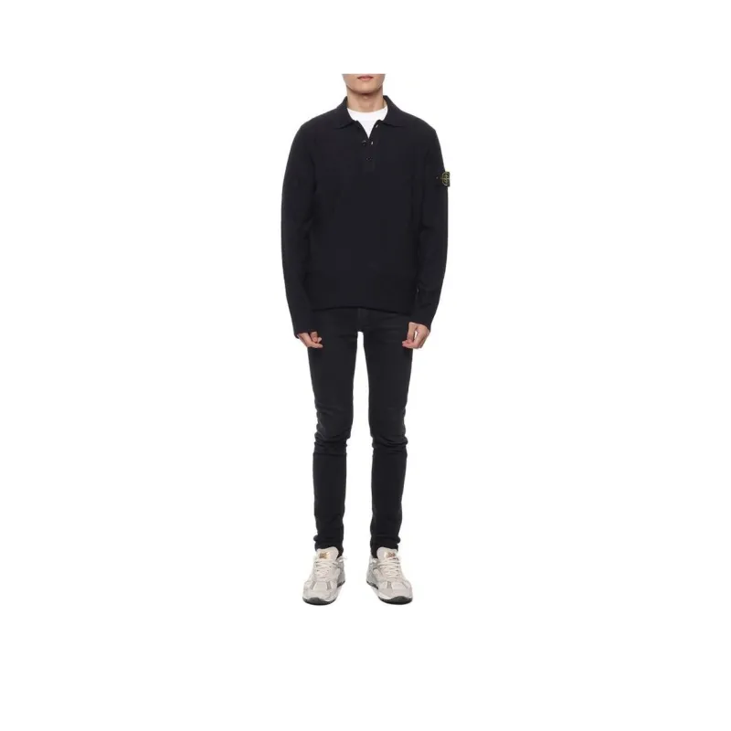 STONE ISLAND Polo Shirt Men's Black-0