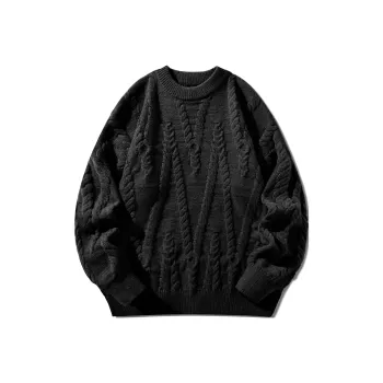 ZMOH Plain Net Series Knitwear Unisex Couple's