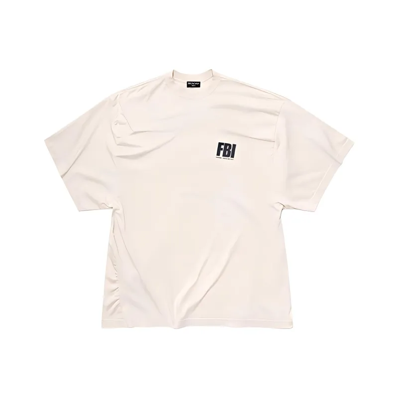 Balenciaga T Shirt Regular Fit Men's White-0