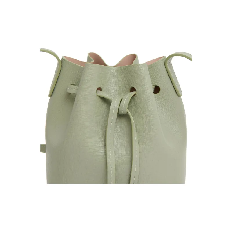 MANSUR GAVRIEL Mini Leather Bucket Bag-3