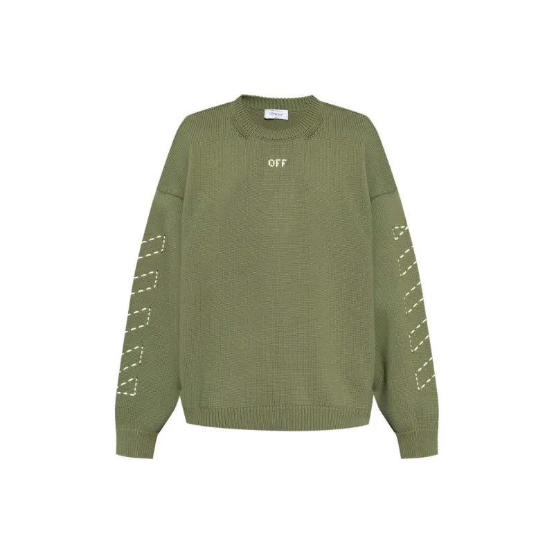 OFF WHITE Crewneck Long Sleeved Jumper-0