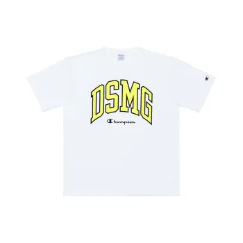 Champion DSMG Co-branded Edition T-Shirts Unisex Light Yellow
