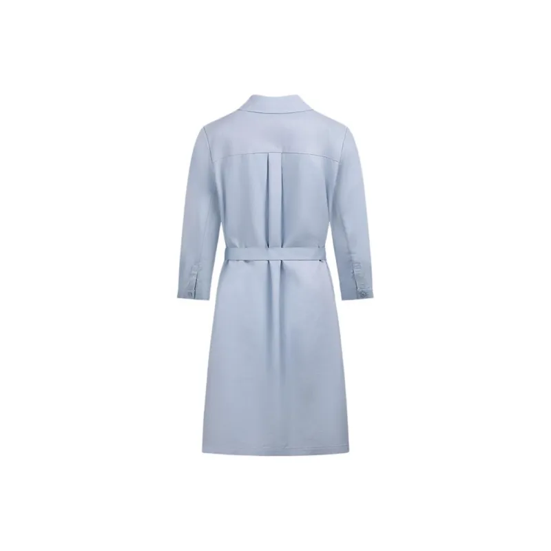 Hush Puppies Long Sleeved Dress Women's Sea Blue-1