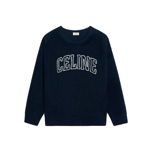 CELINE Oversized Sweater In Ribbed Wool