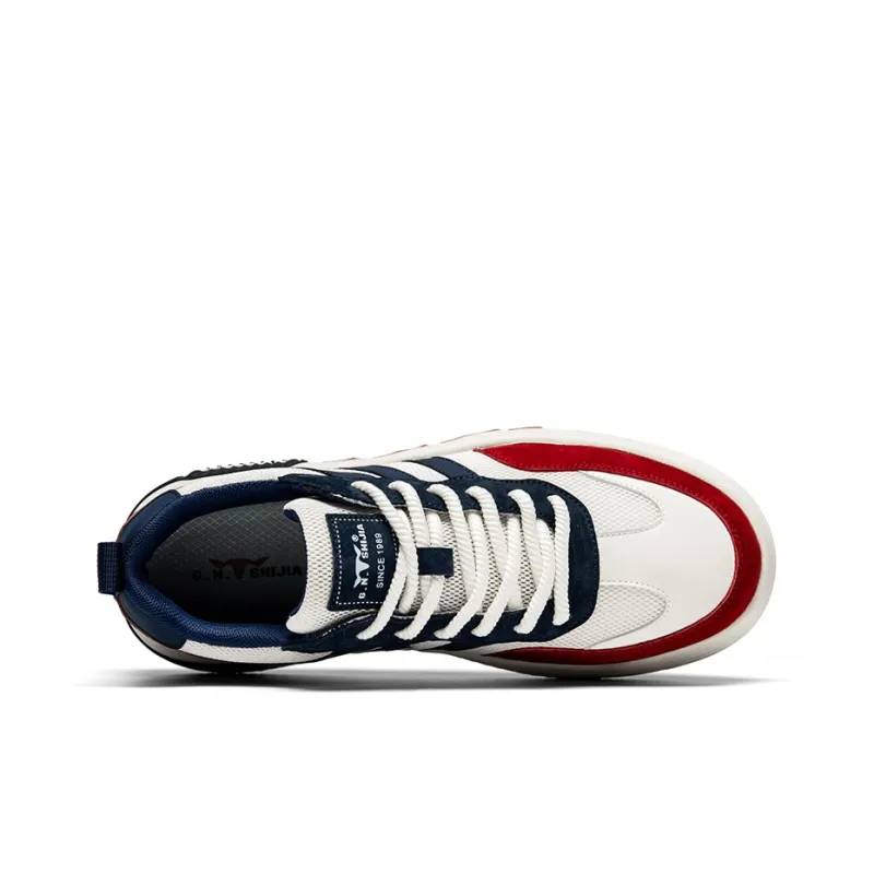 G.N.SHIJIA Lightweight Breathable Height Increasing Low Top Skateboard Shoes Men's-18