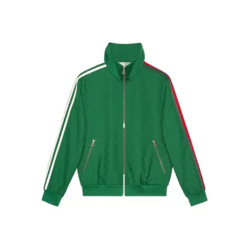 GUCCI X Adidas Gg Trefoil Jacquard Jacket