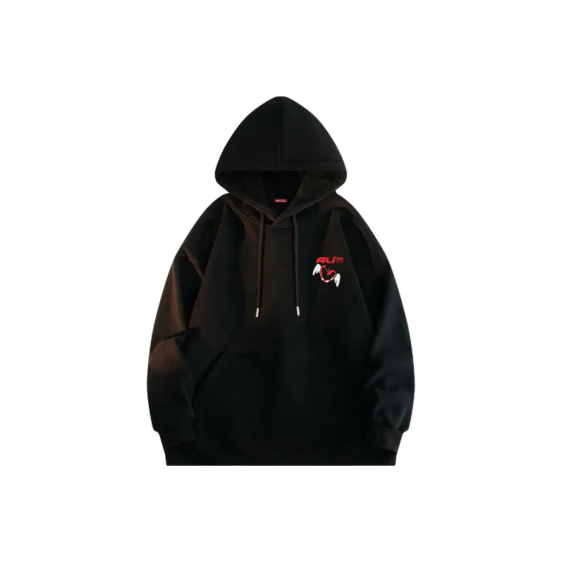ALI THE FOX Sweatshirt Unisex Black-3