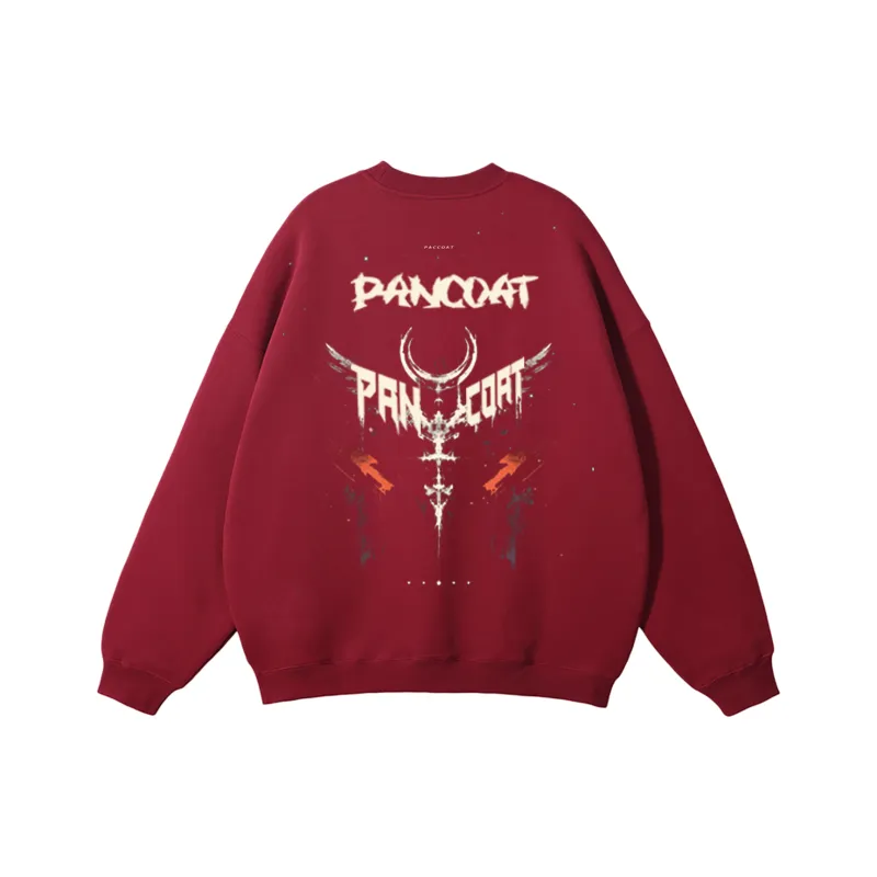 Pancoat Sweatshirt Unisex Burgundy-0