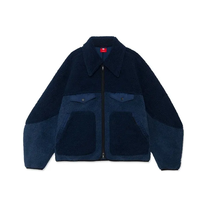 LiNing Jackets Men Dark Simple Blue-0