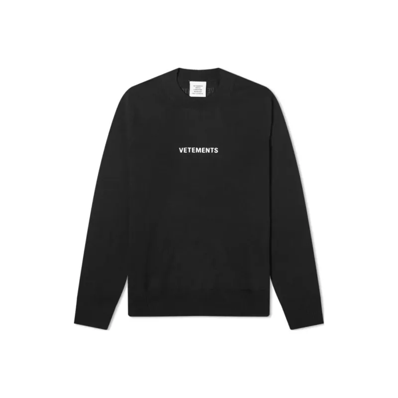 Vetements Logo Creneck Sweatshirt-0