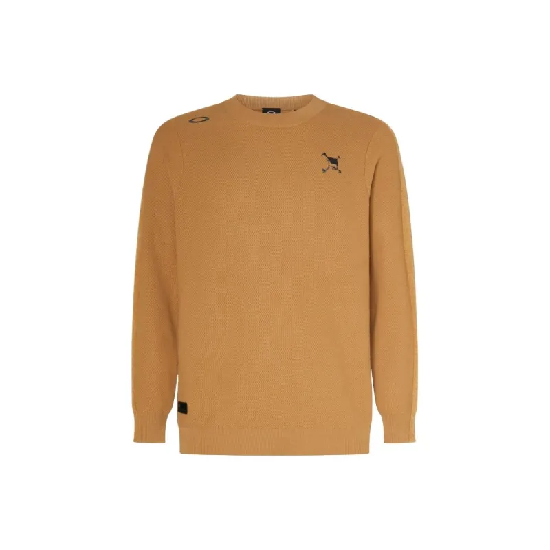 Oakley Skull Surface Sweater Crew Sweater Unisex Brown-0