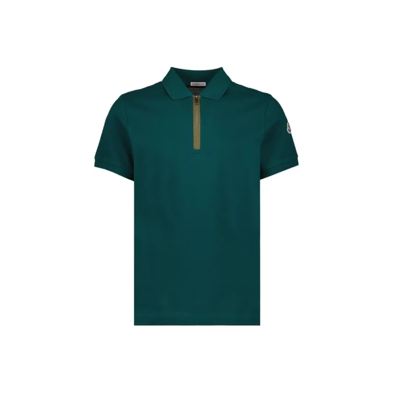 Moncler Polo Shirts Men Green-0