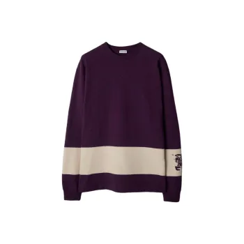Burberry SS24 Knitwear Men's Tricolor Purple