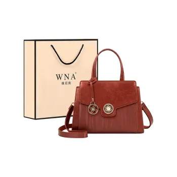 Vigno Synthetic Leather Handbag, One Shoulder, Crossbody Bag Women's Red